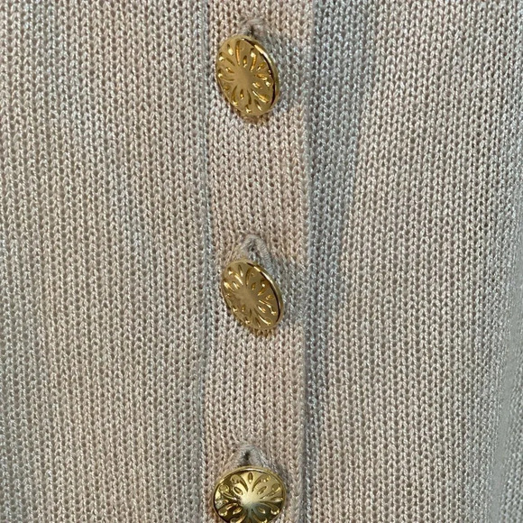 Odylyne Vintage Style Gold Lame Knit Sweater - Picture 8 of 12